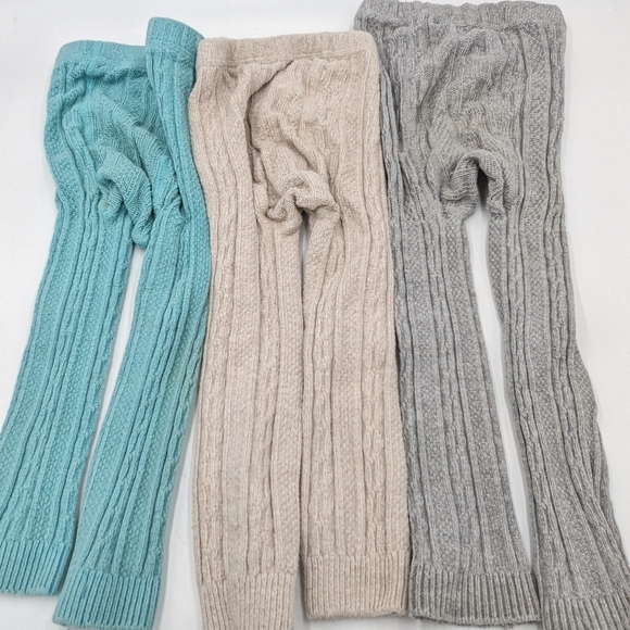 3 Mini Boden Footless Tights Leggings 2T 3T - Picture 2 of 7